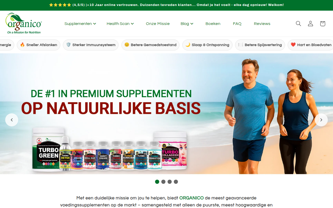 Screenshot van shop.organicolabs.com
