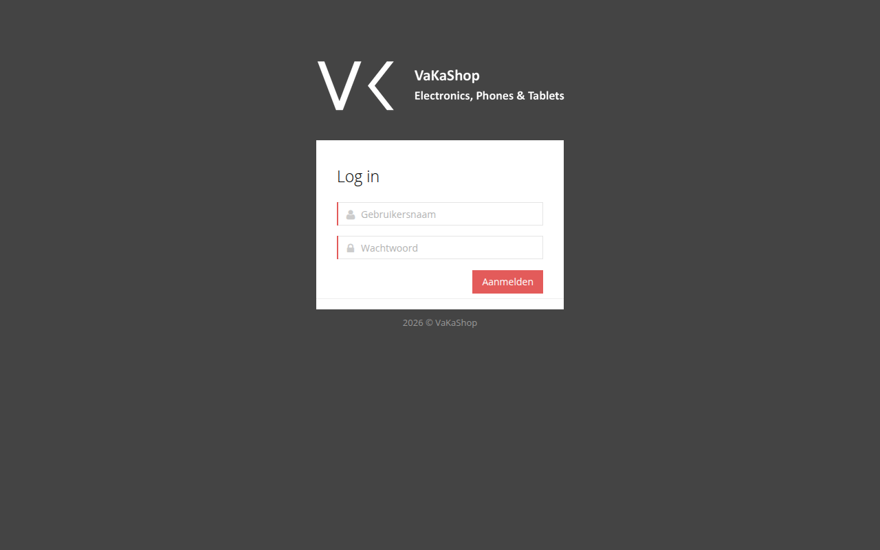Screenshot van shop.vakashop.nl