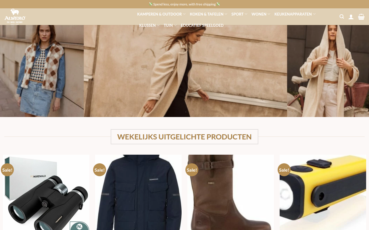 Screenshot van shopcampingsupplies.com