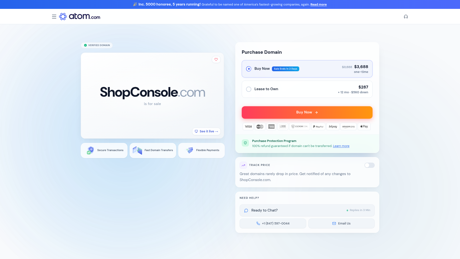 Screenshot van shopconsole.com