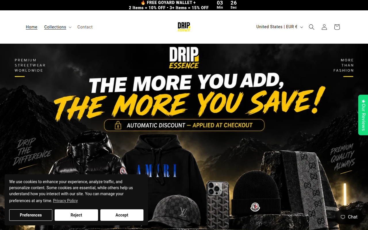 Screenshot van shopdripessenceuk.com