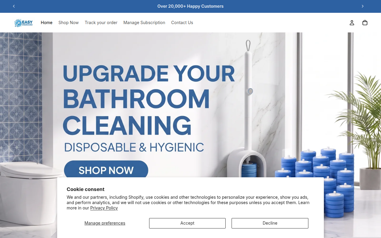 Screenshot van shopeasyscrubber.com