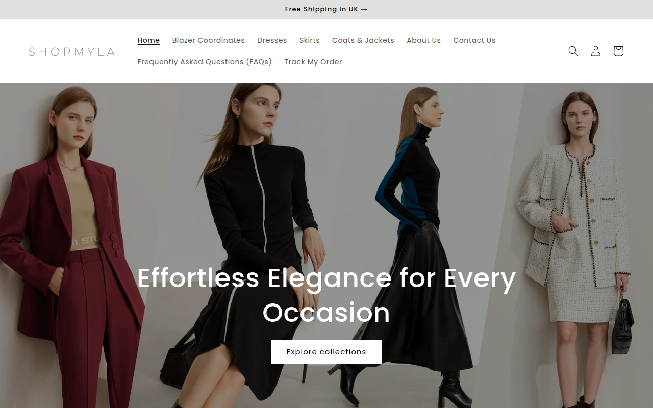 Screenshot van Shopmyla