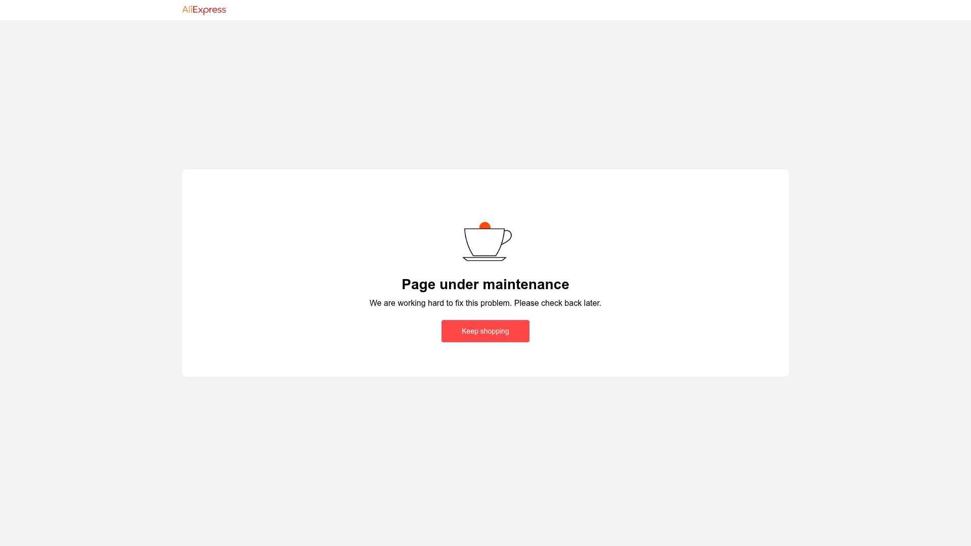 Screenshot van shoppingcart.aliexpress.com