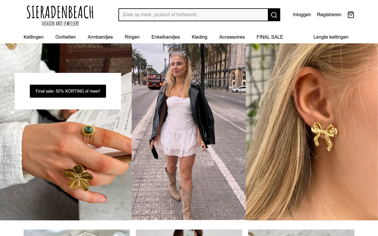 Screenshot van Sieradenbeach