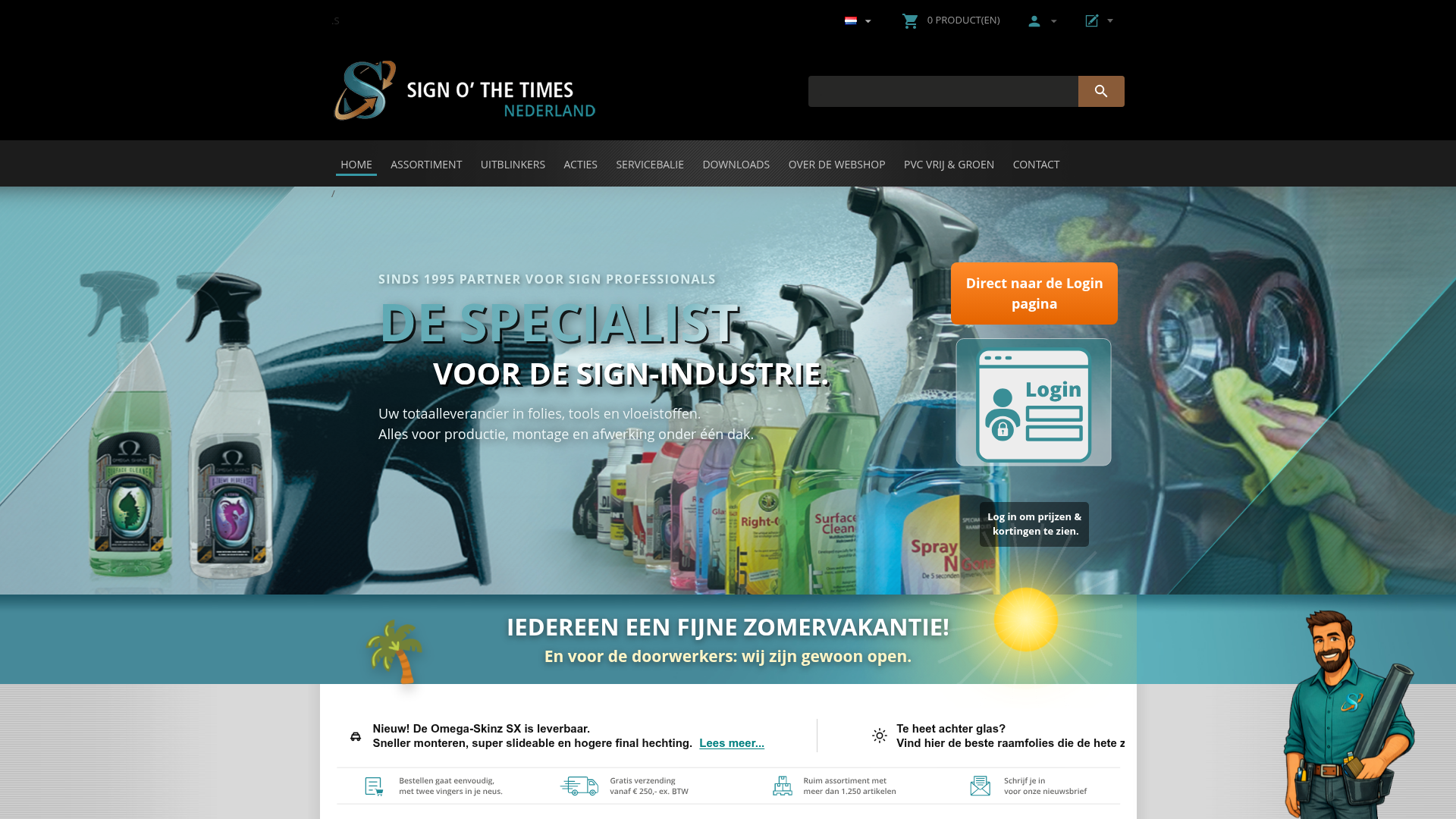 Screenshot van signothetimes.nl