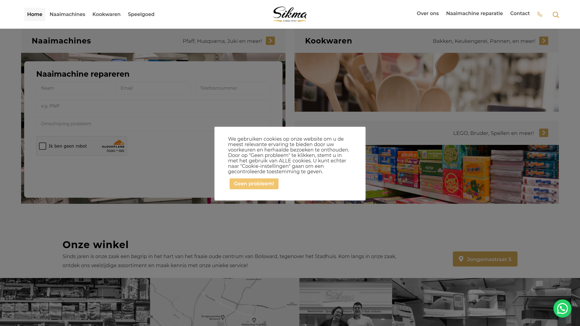 Screenshot van sikmabolsward.nl