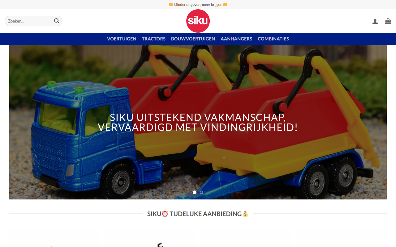 Screenshot van siku-goedkoop.com