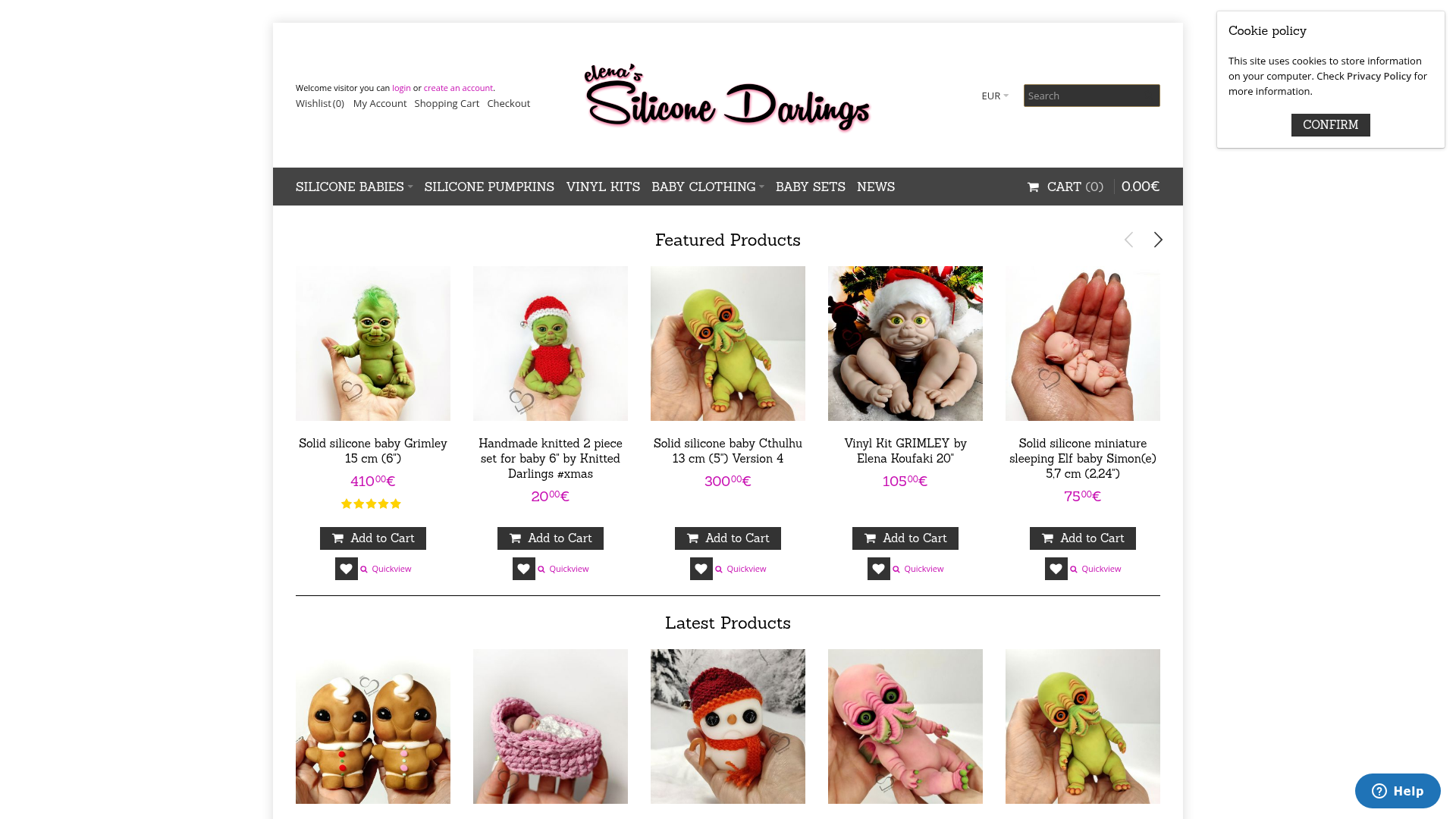 Screenshot van siliconedarlings.com