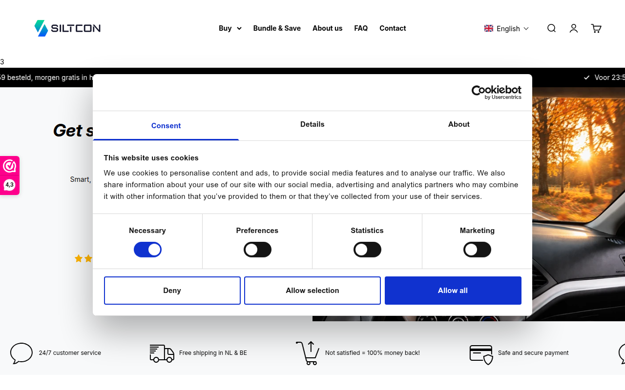Screenshot van siltcon.nl
