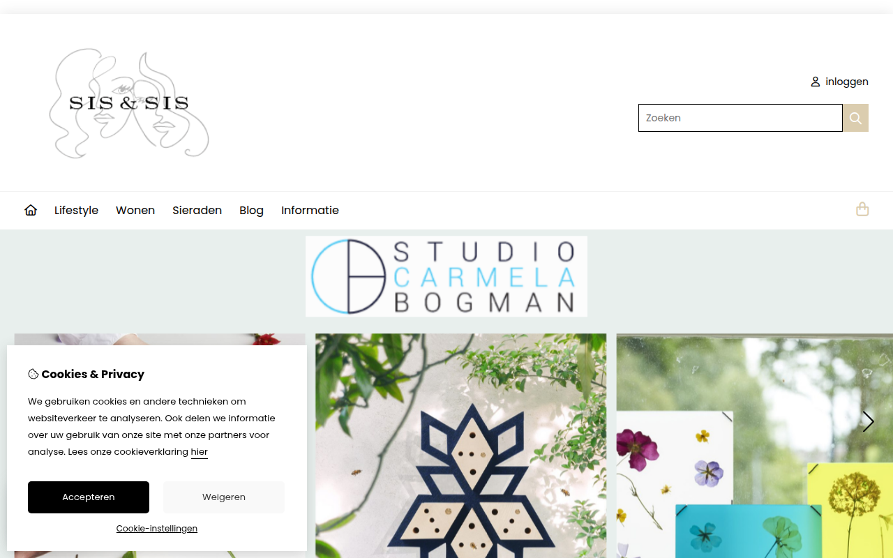Screenshot van sis-en-sis.com