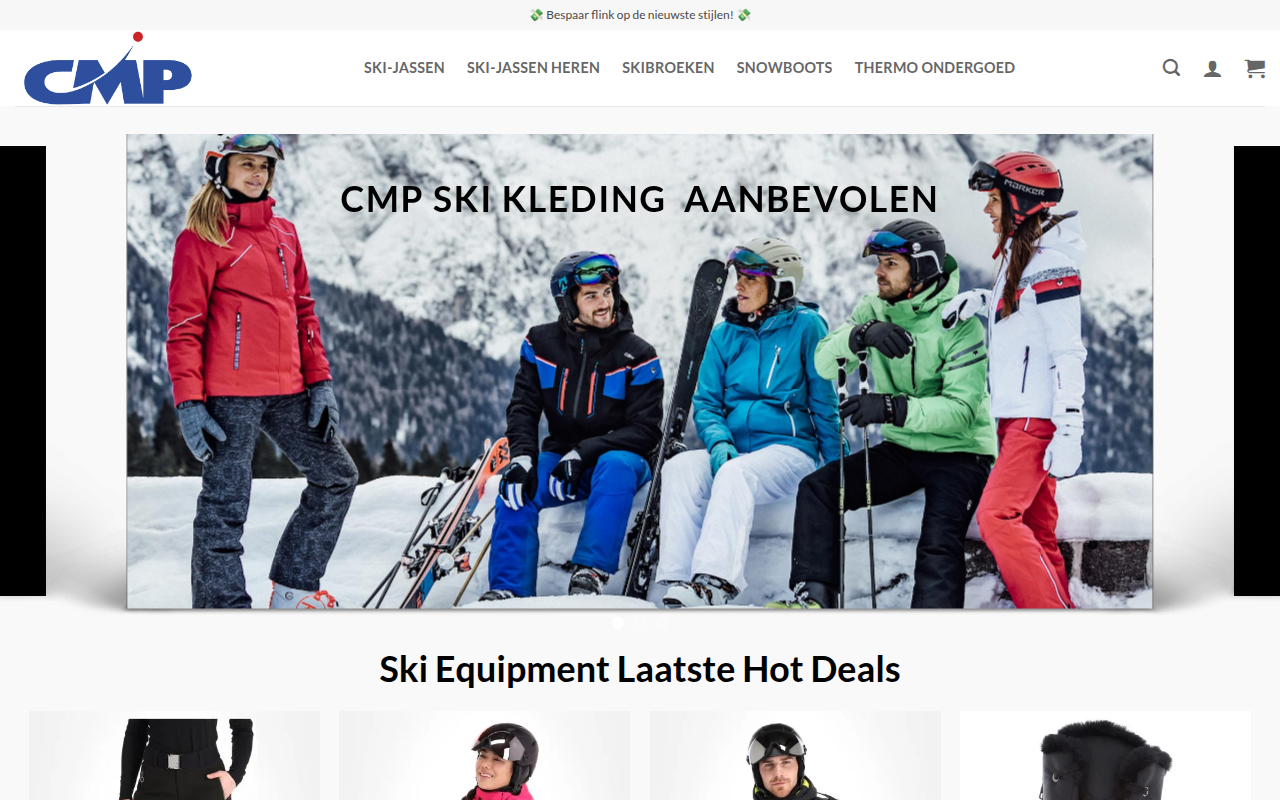 Screenshot van skijacketnl.com