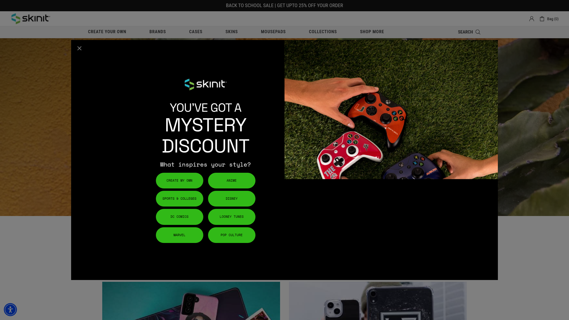 Screenshot van skinit.com