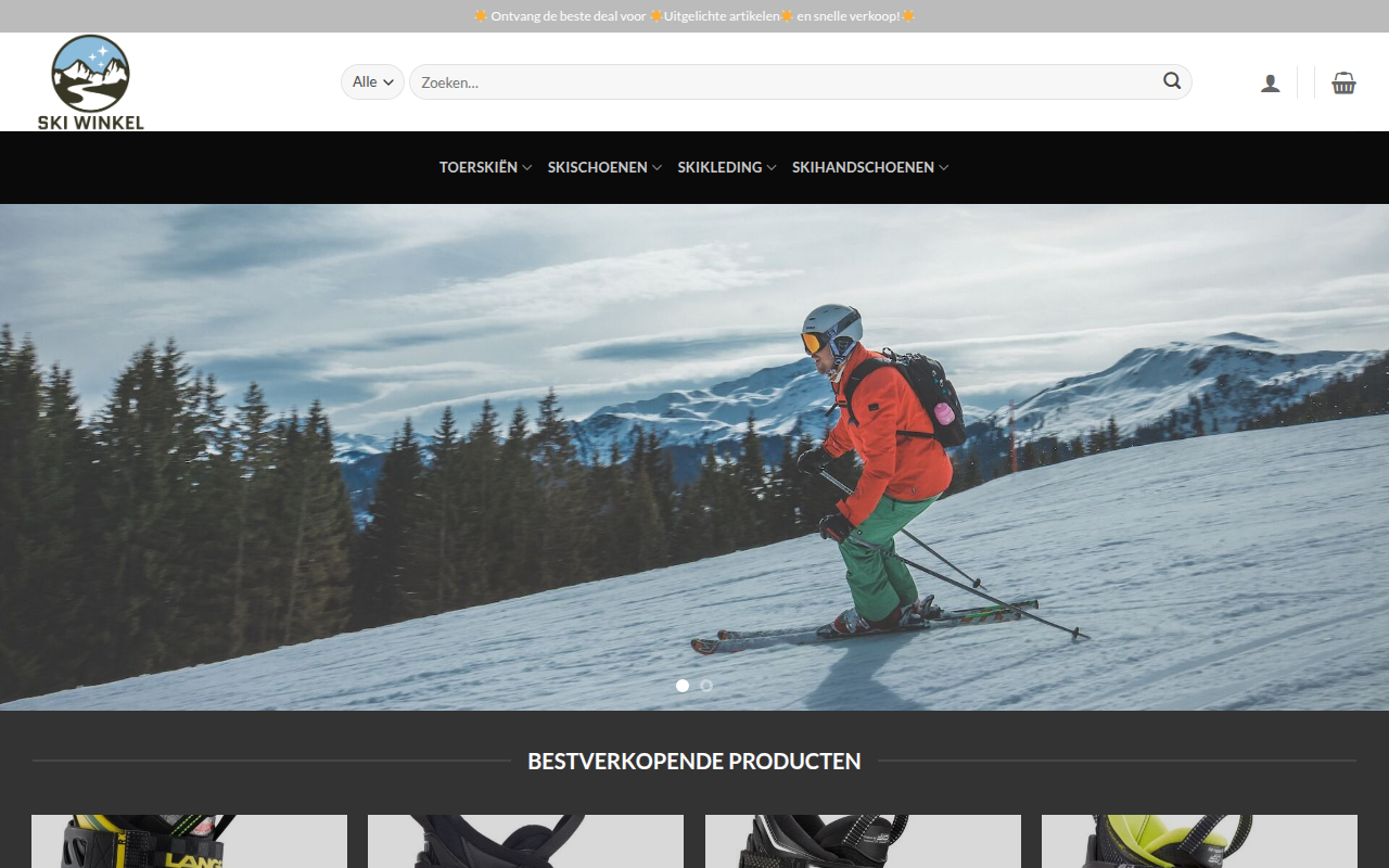 Screenshot van skiuitrusting.com