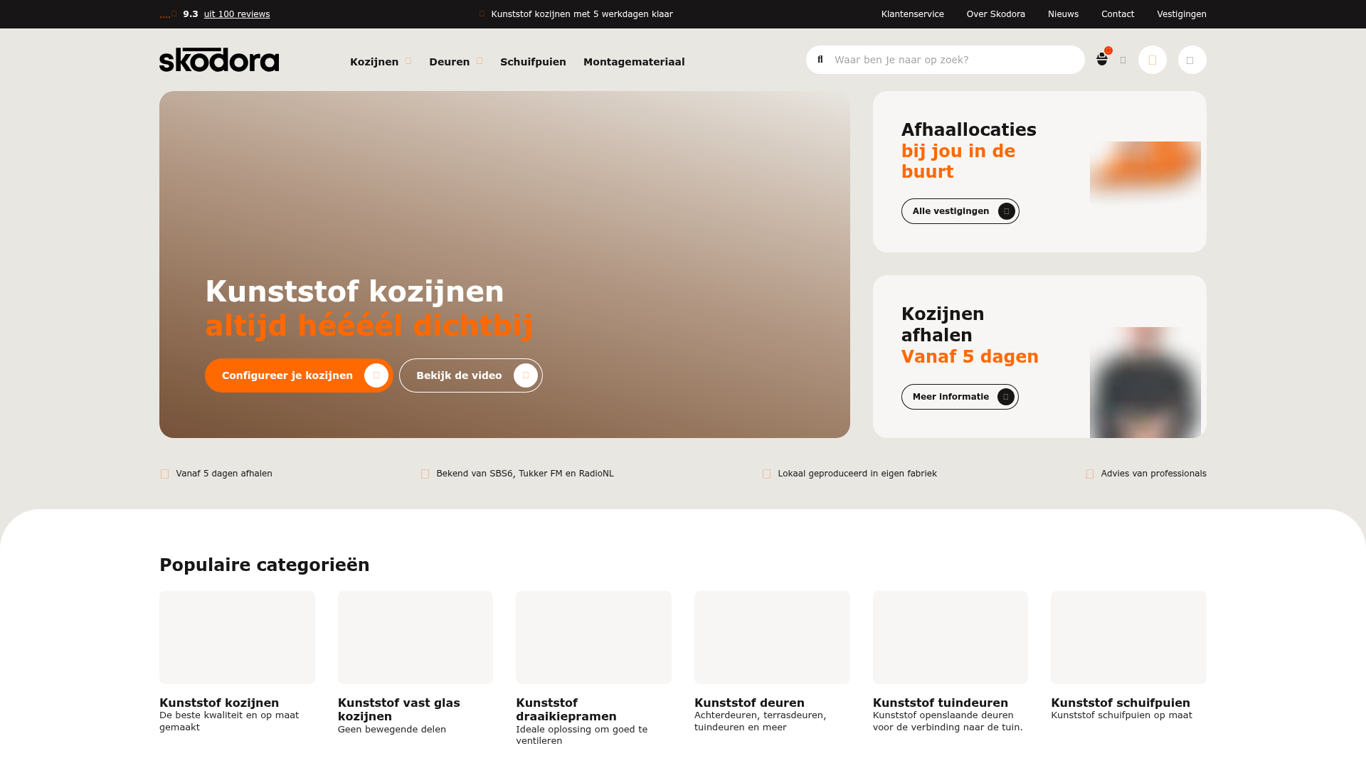 Screenshot van skodora.nl
