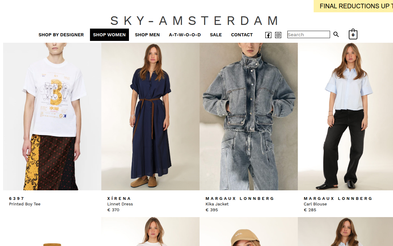 Screenshot van sky-amsterdam.nl