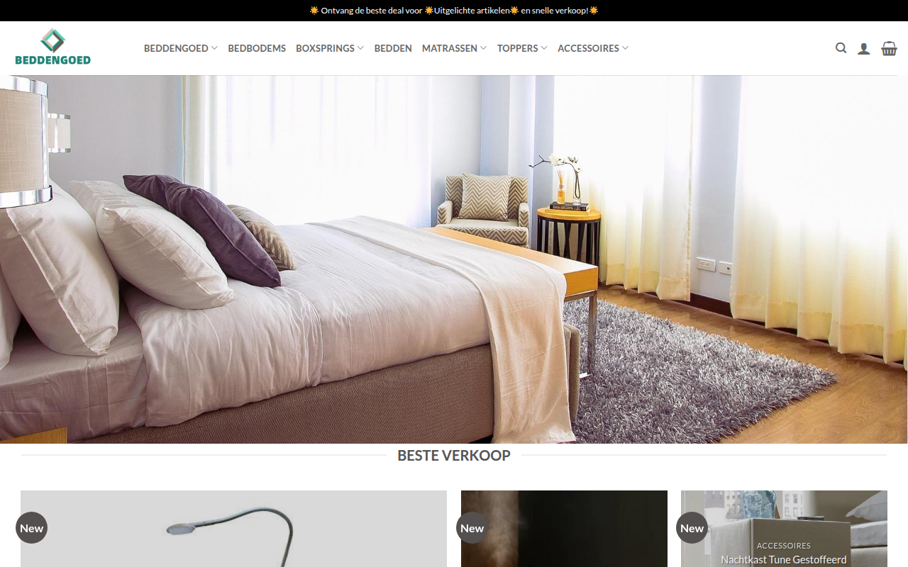 Screenshot van slaaphavennl.com