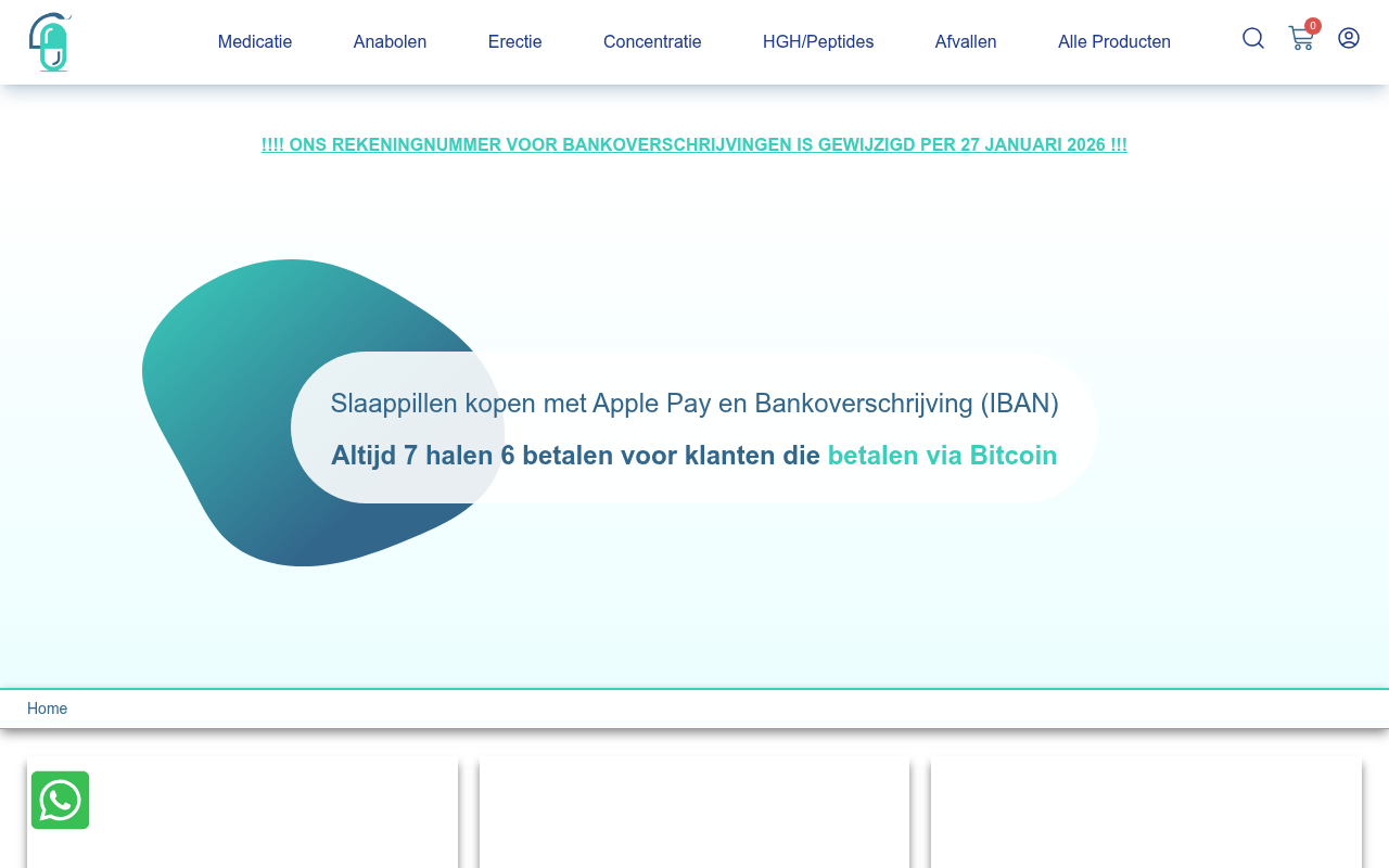 Screenshot van slaappillen-kopen.net