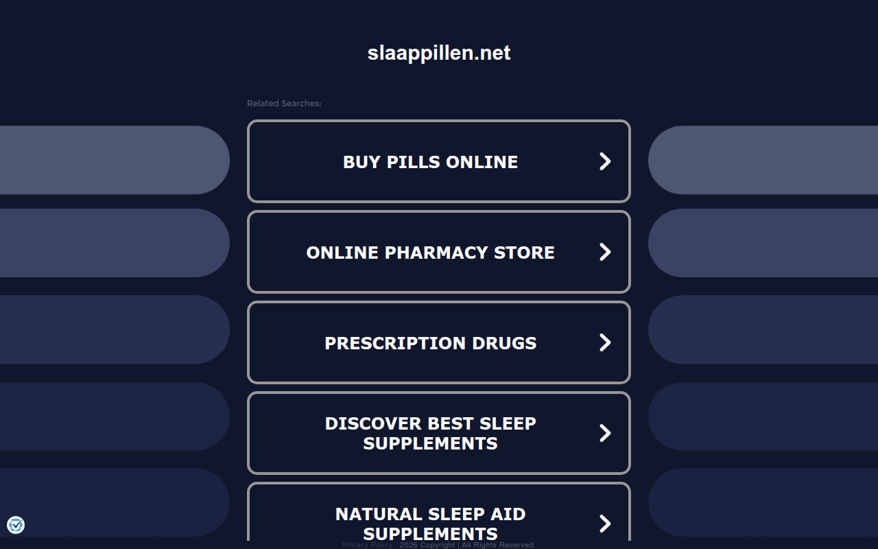 Screenshot van slaappillen.net