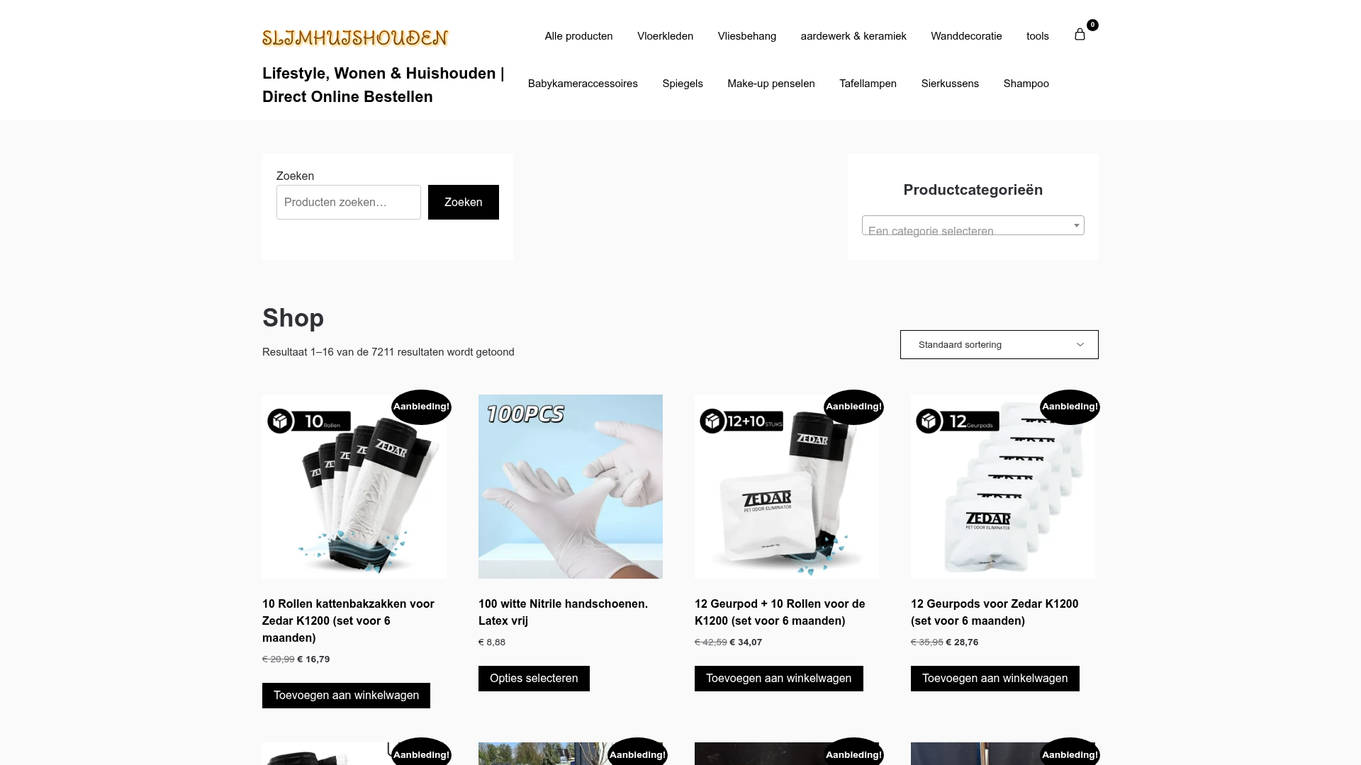 Screenshot van slimhuishouden.com