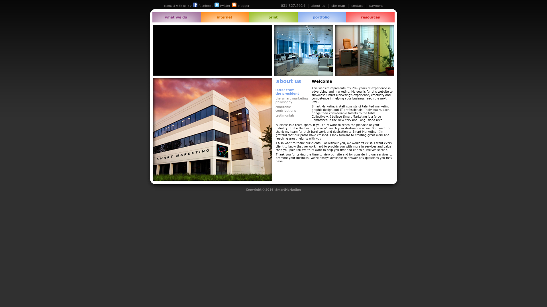 Screenshot van smartmarketing.com