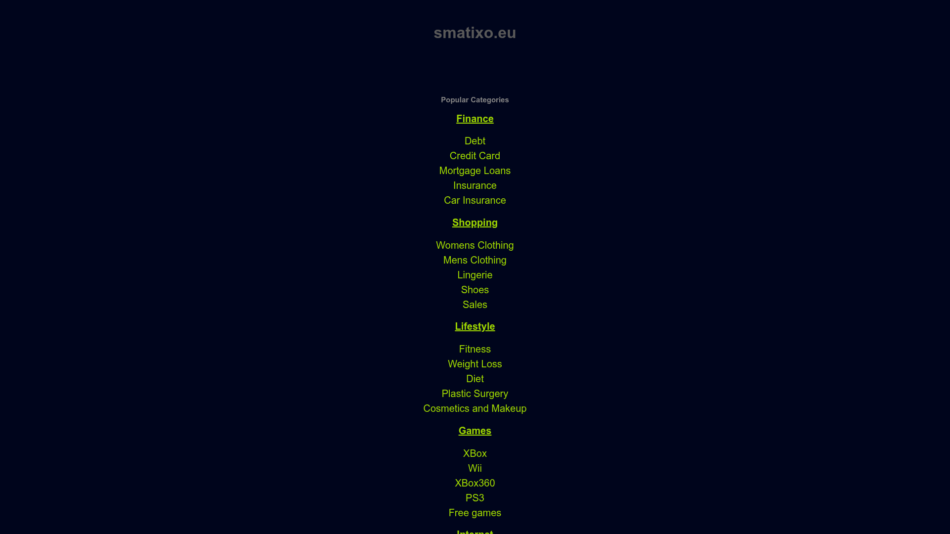 Screenshot van smatixo.eu