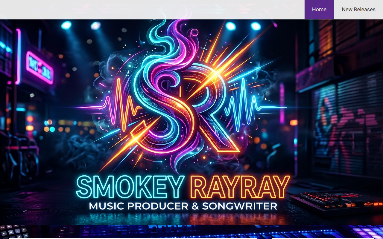 Screenshot van smokeyrayray.nl