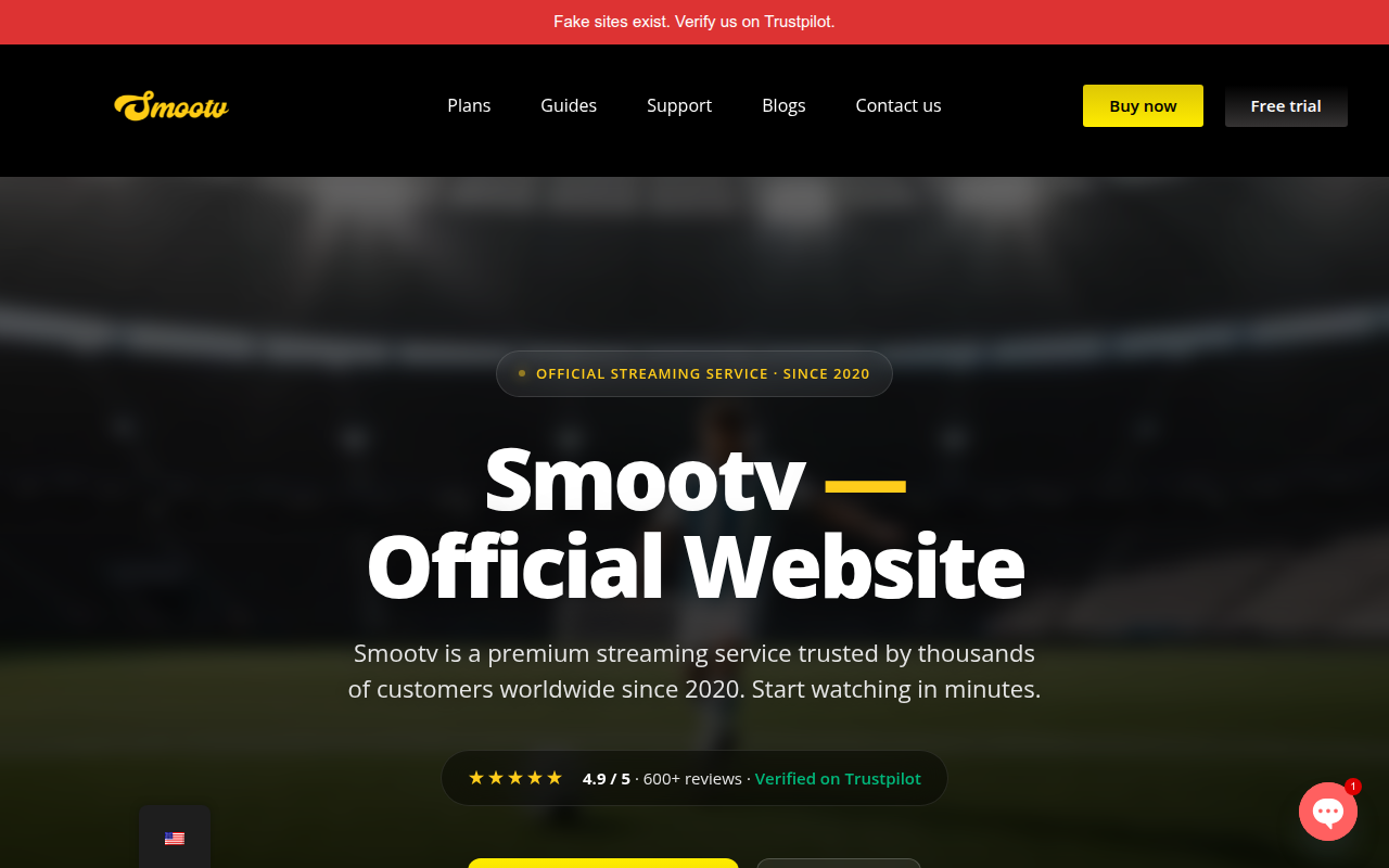 Screenshot van smooiptv.com