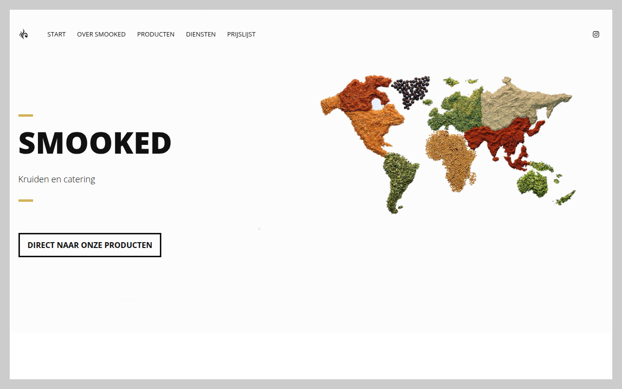 Screenshot van Smooked.nl