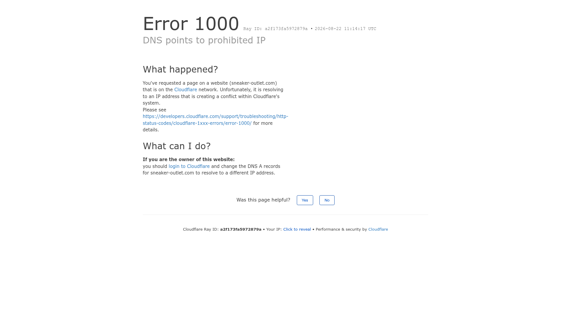 Screenshot van sneaker-outlet.com