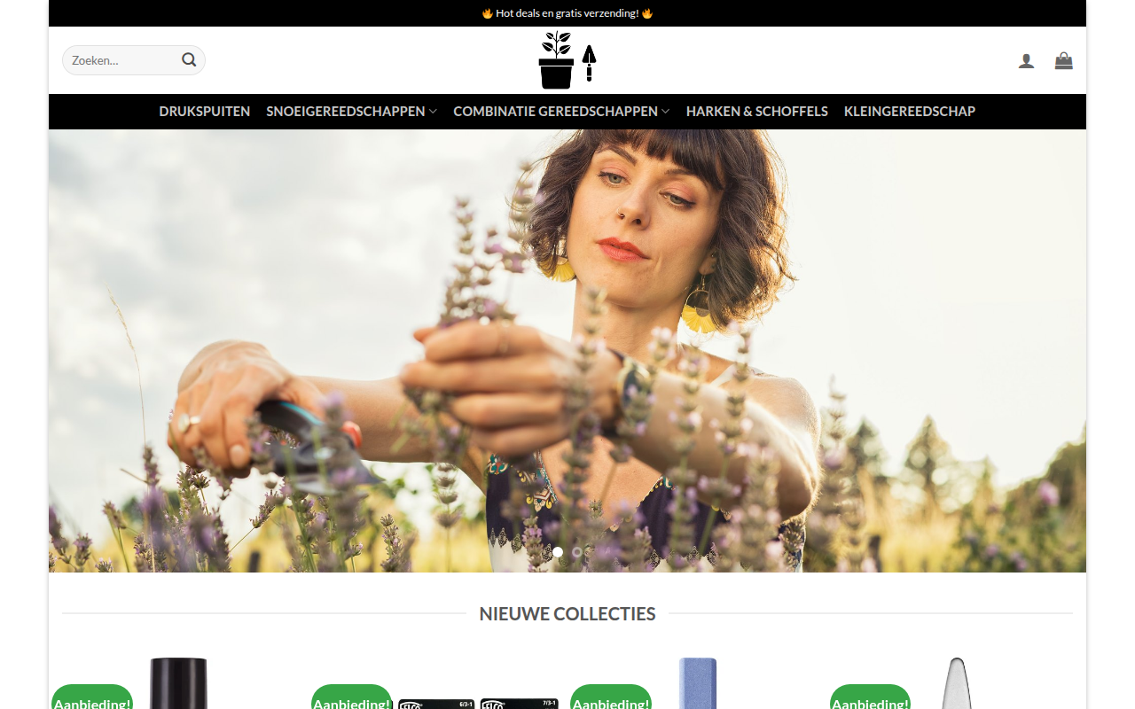 Screenshot van snoeischarenshop.com