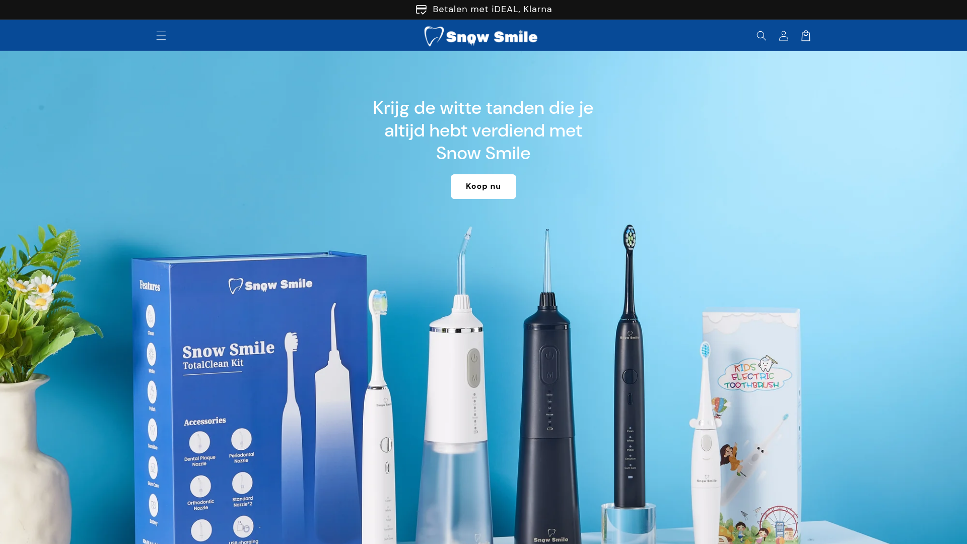 Screenshot van snow-smile.nl