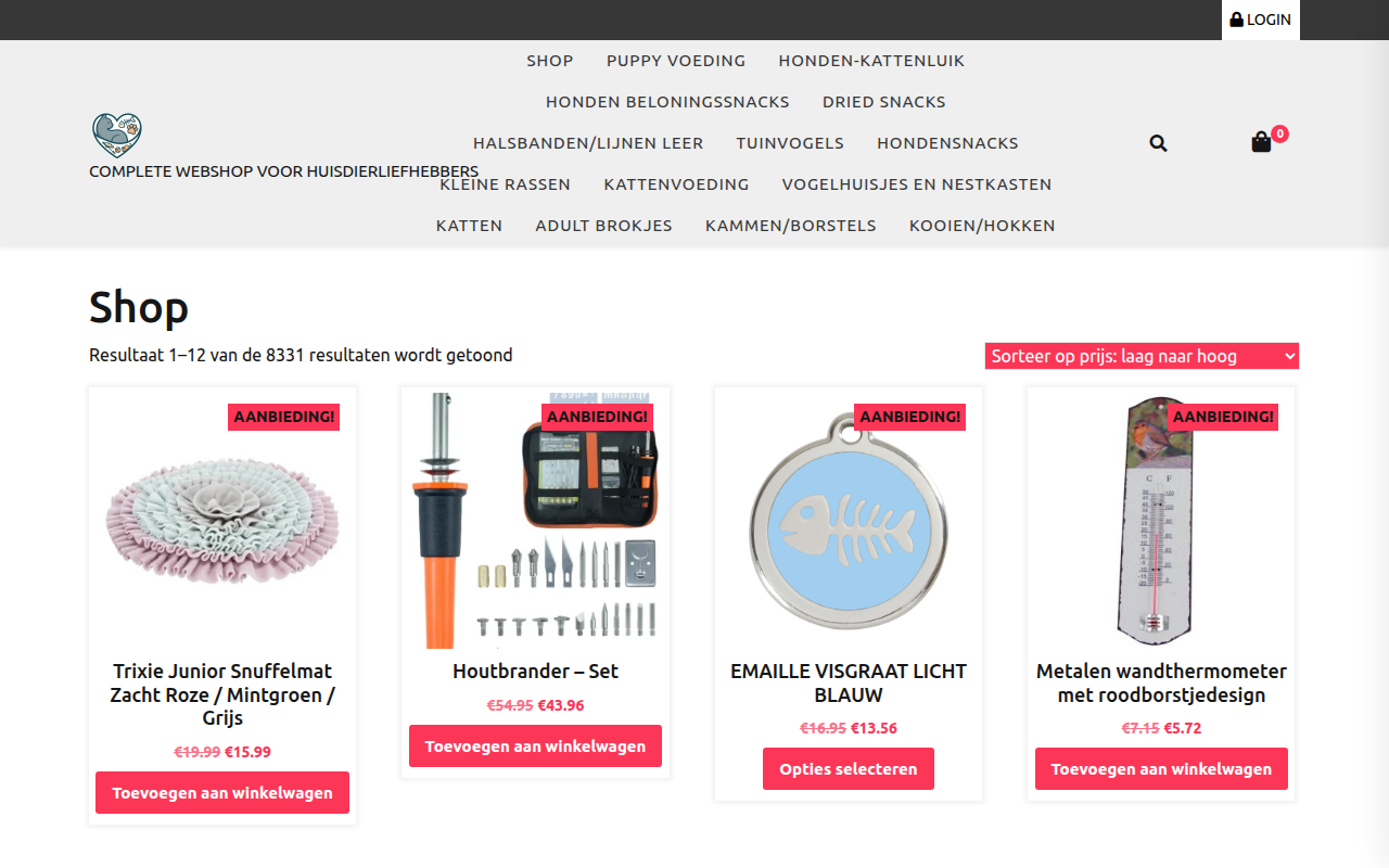 Screenshot van snuitsmart.com