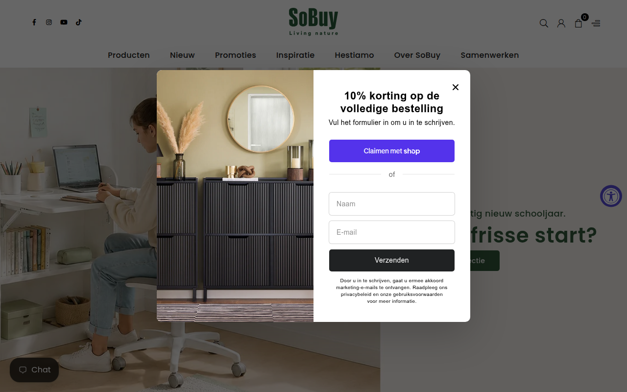 Screenshot van sobuy.nl