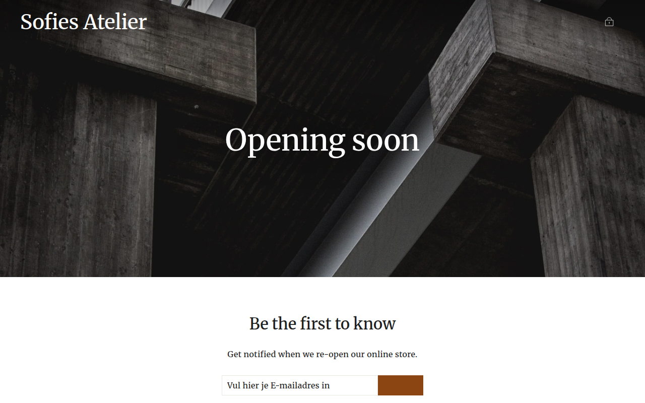 Screenshot van sofie-atelier.nl