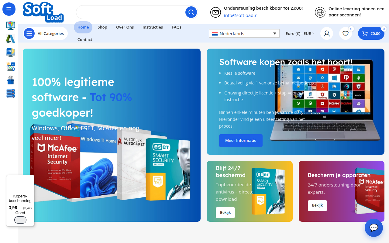 Screenshot van Softload