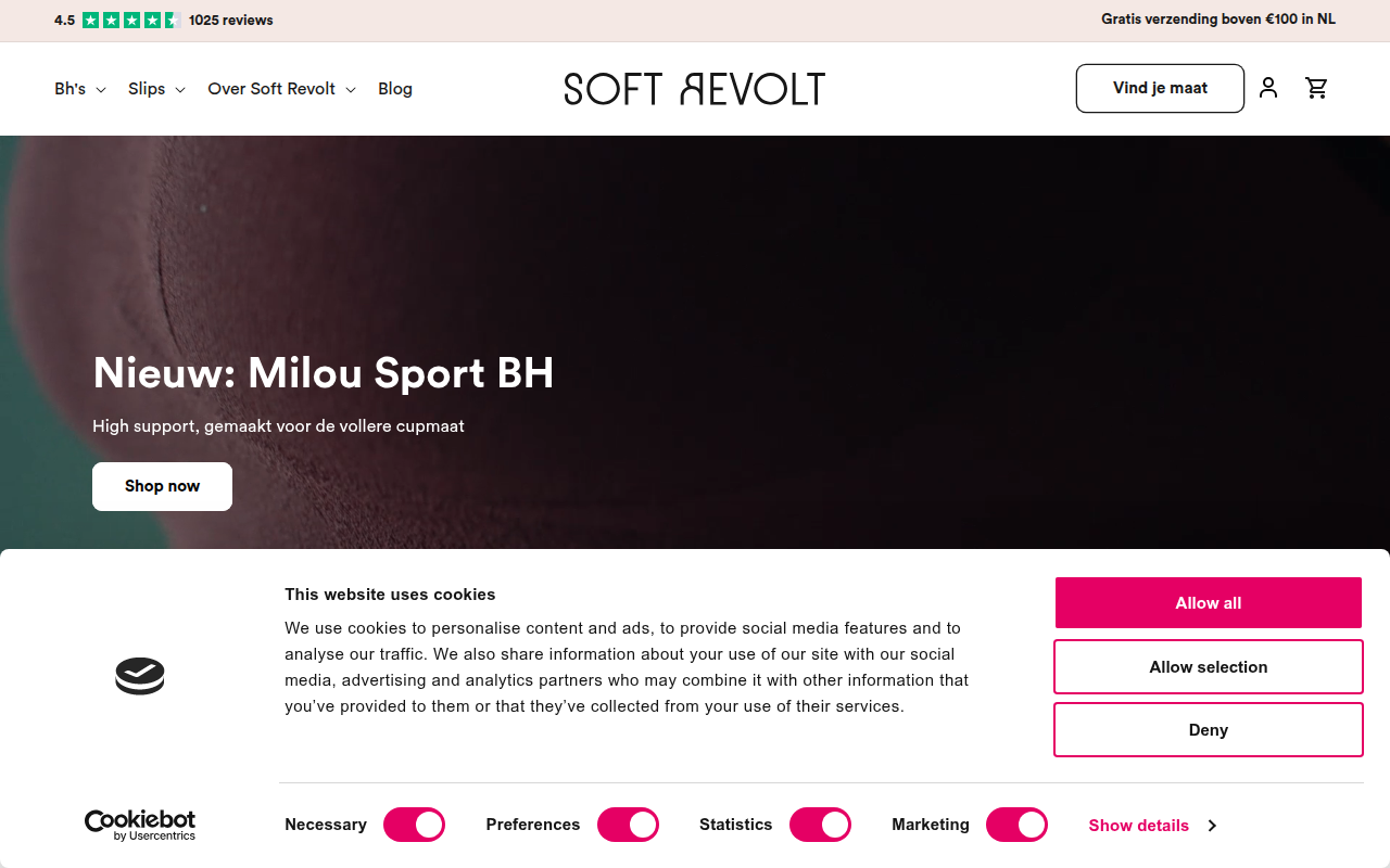 Screenshot van softrevolt.com