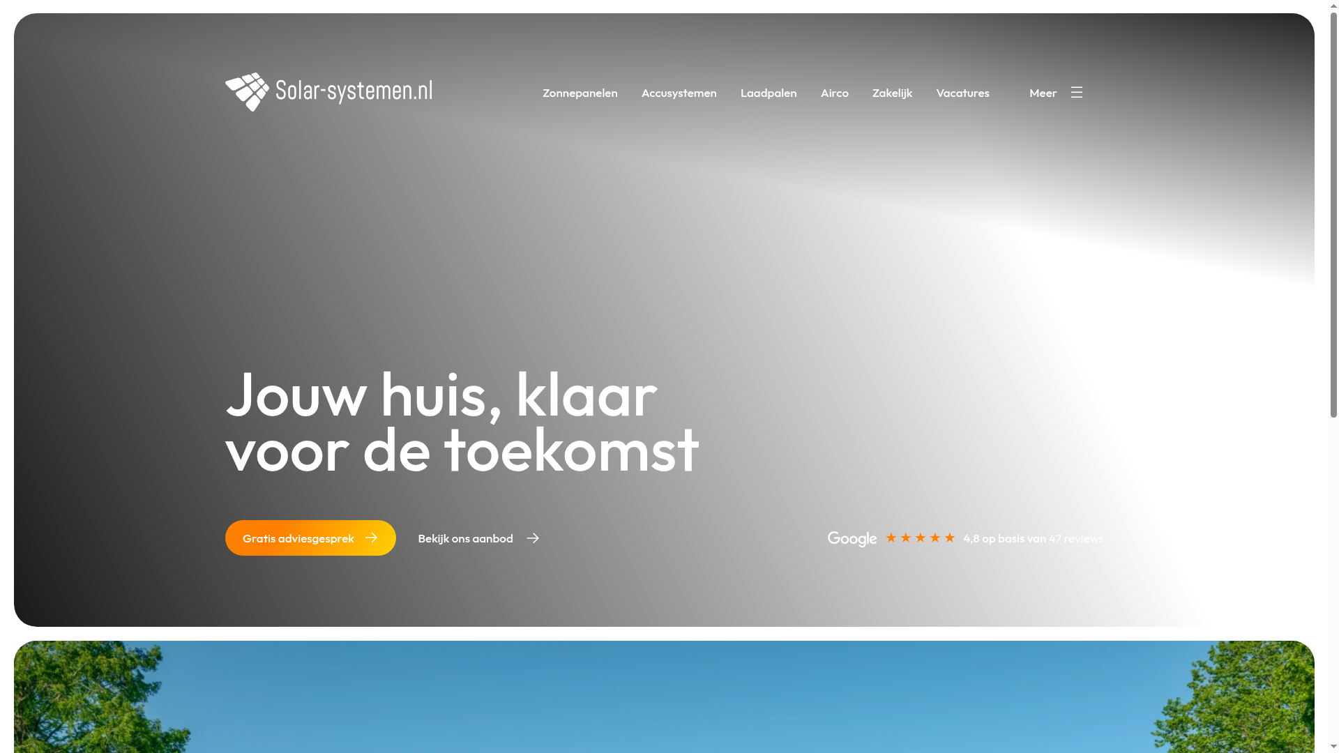 Screenshot van solar-systemen.nl