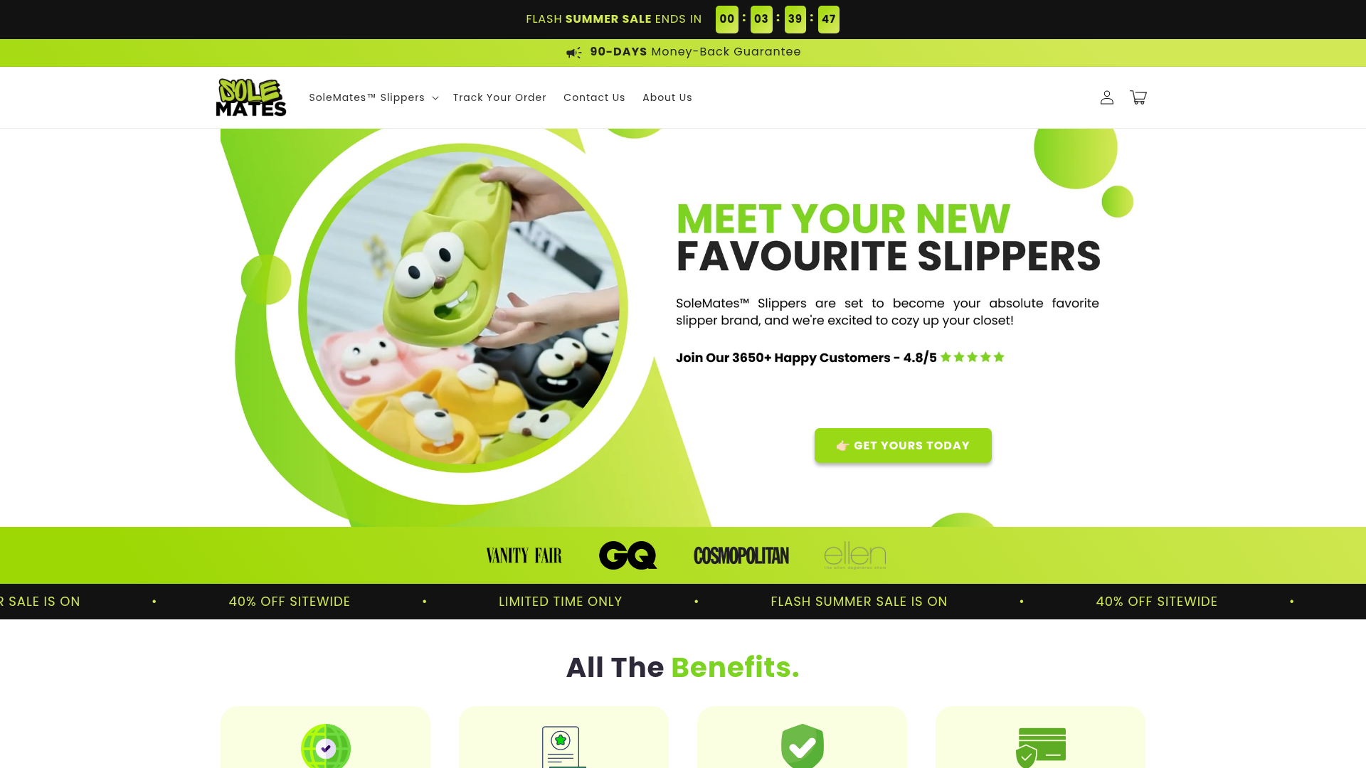 Screenshot van solemates-shop.com