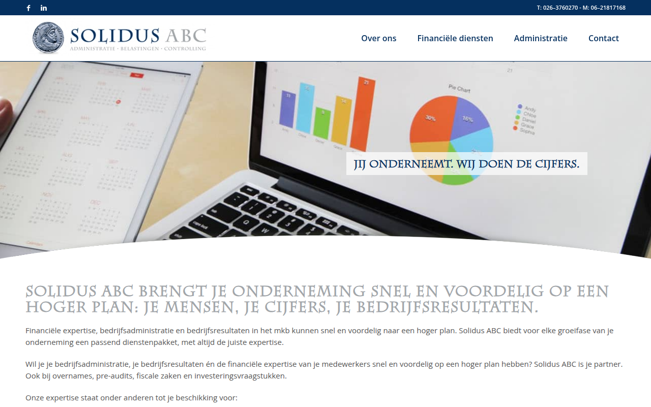 Screenshot van solidusabc.nl