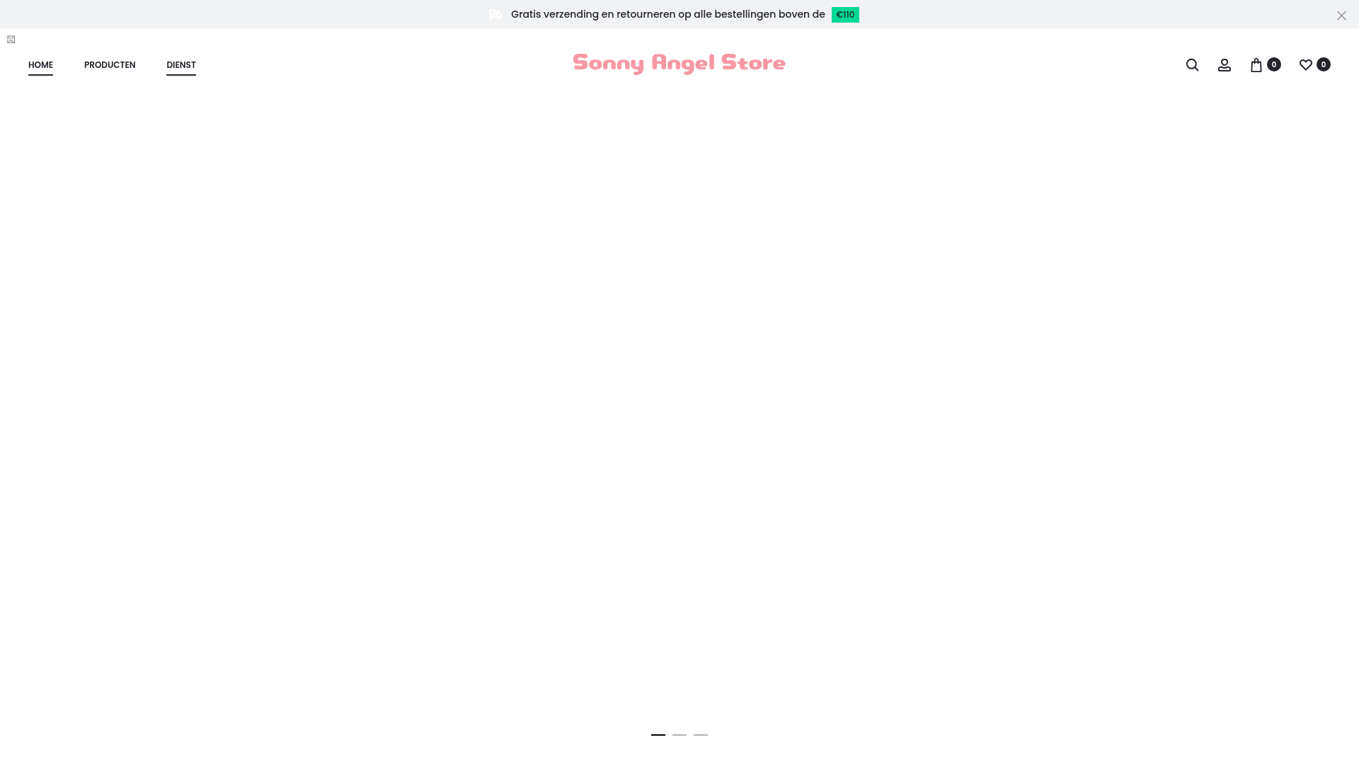 Screenshot van sonny-angel-nederland.com