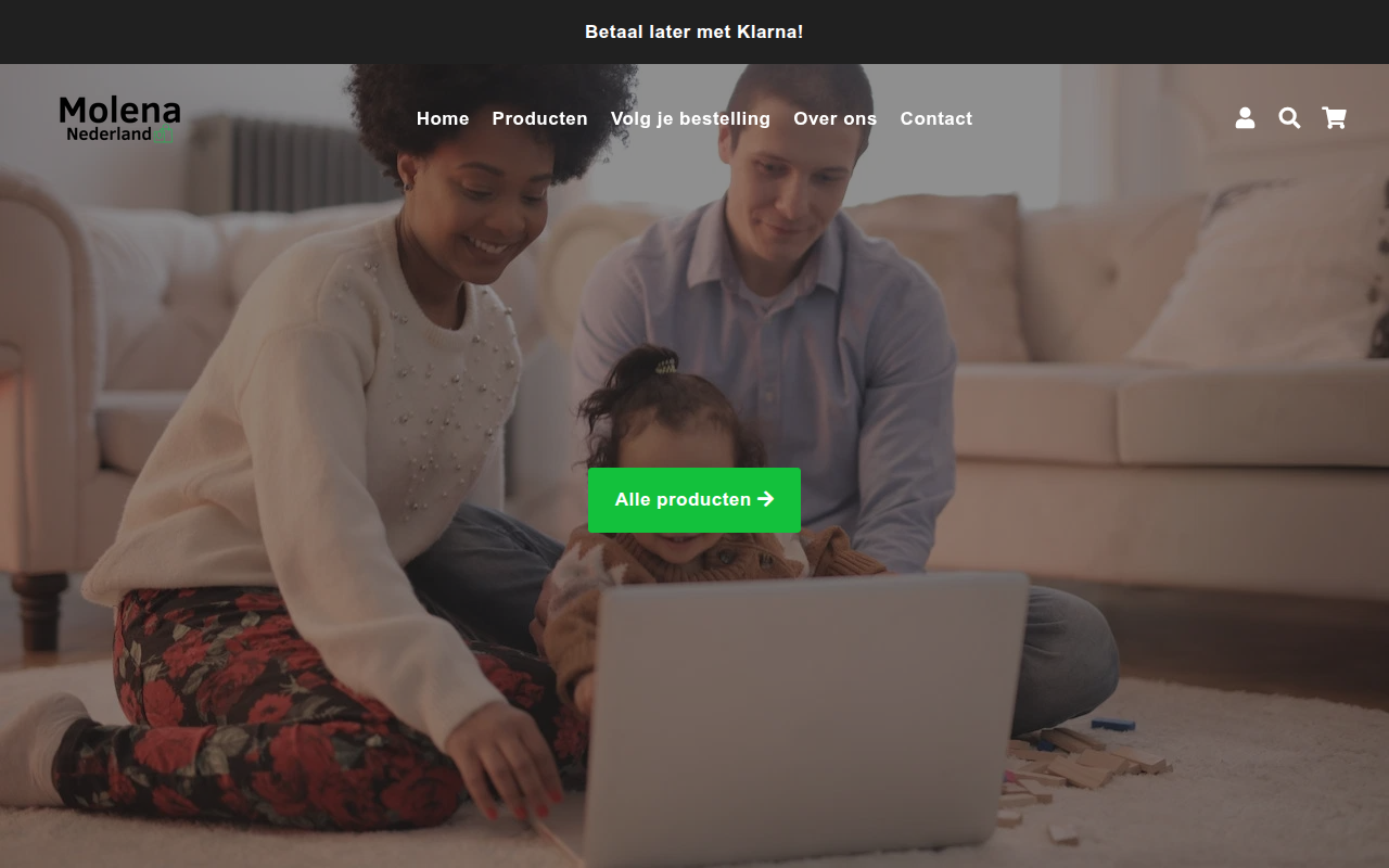 Screenshot van sonoha.nl