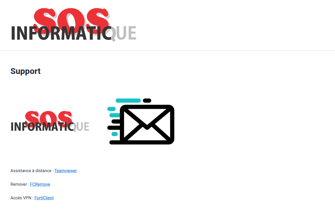 Screenshot van sosinformatic.be