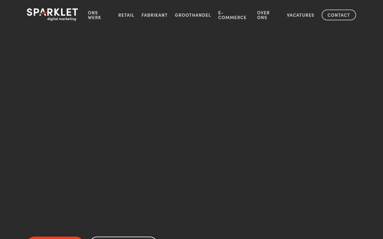 Screenshot van sparklet.nl