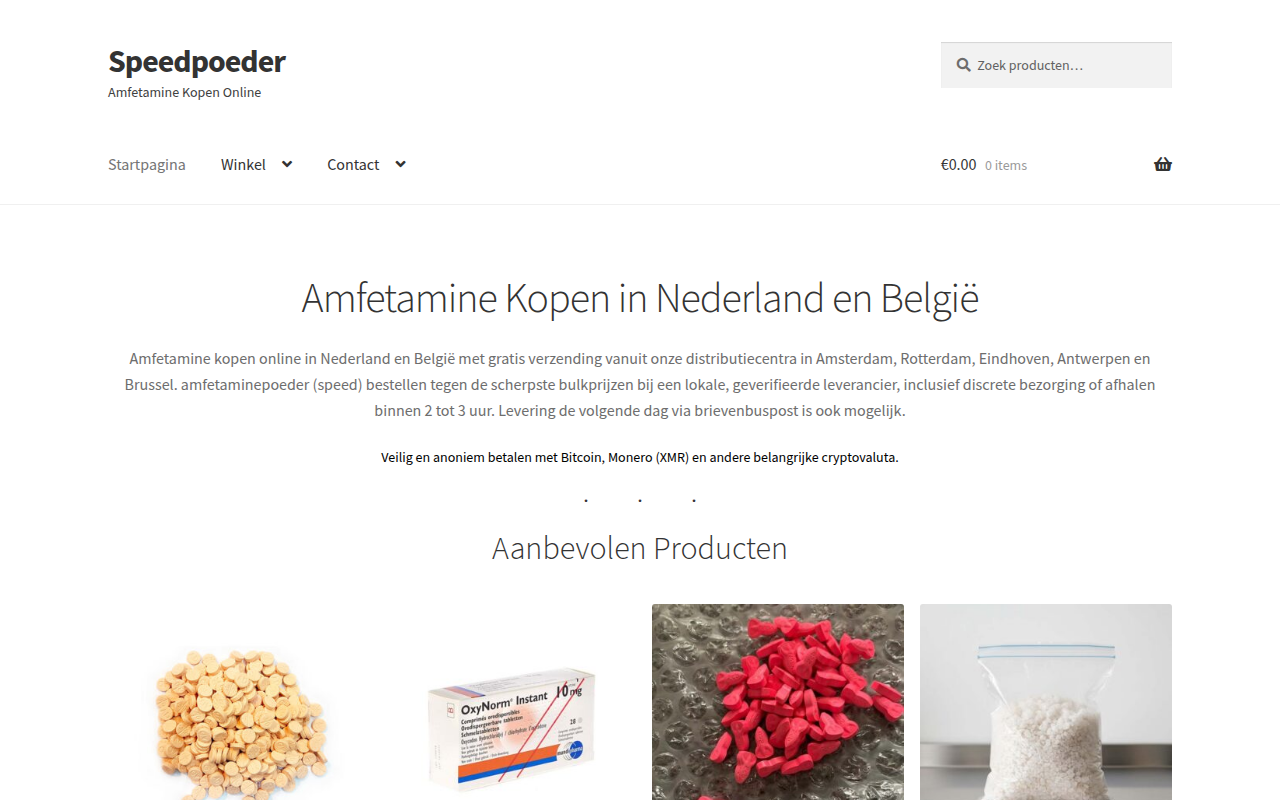 Screenshot van speedpoeder.com