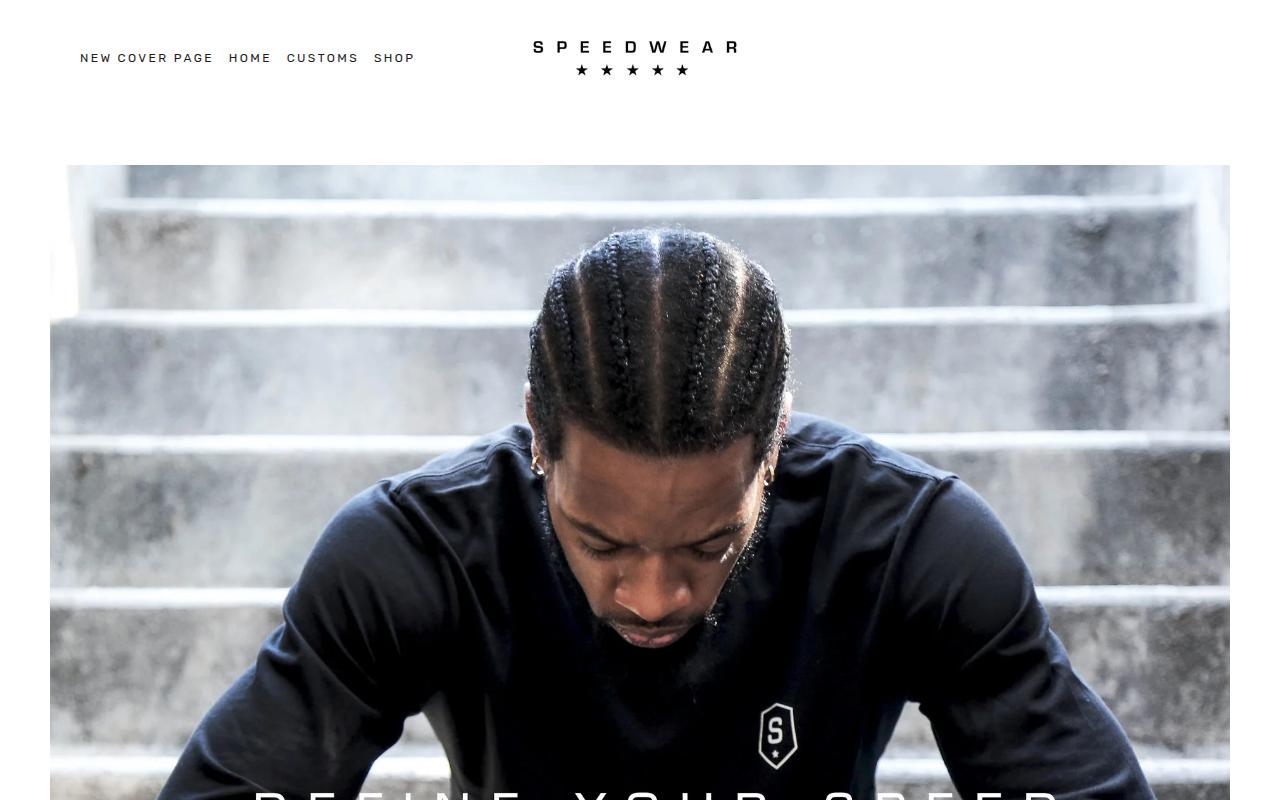 Screenshot van speedwear.com