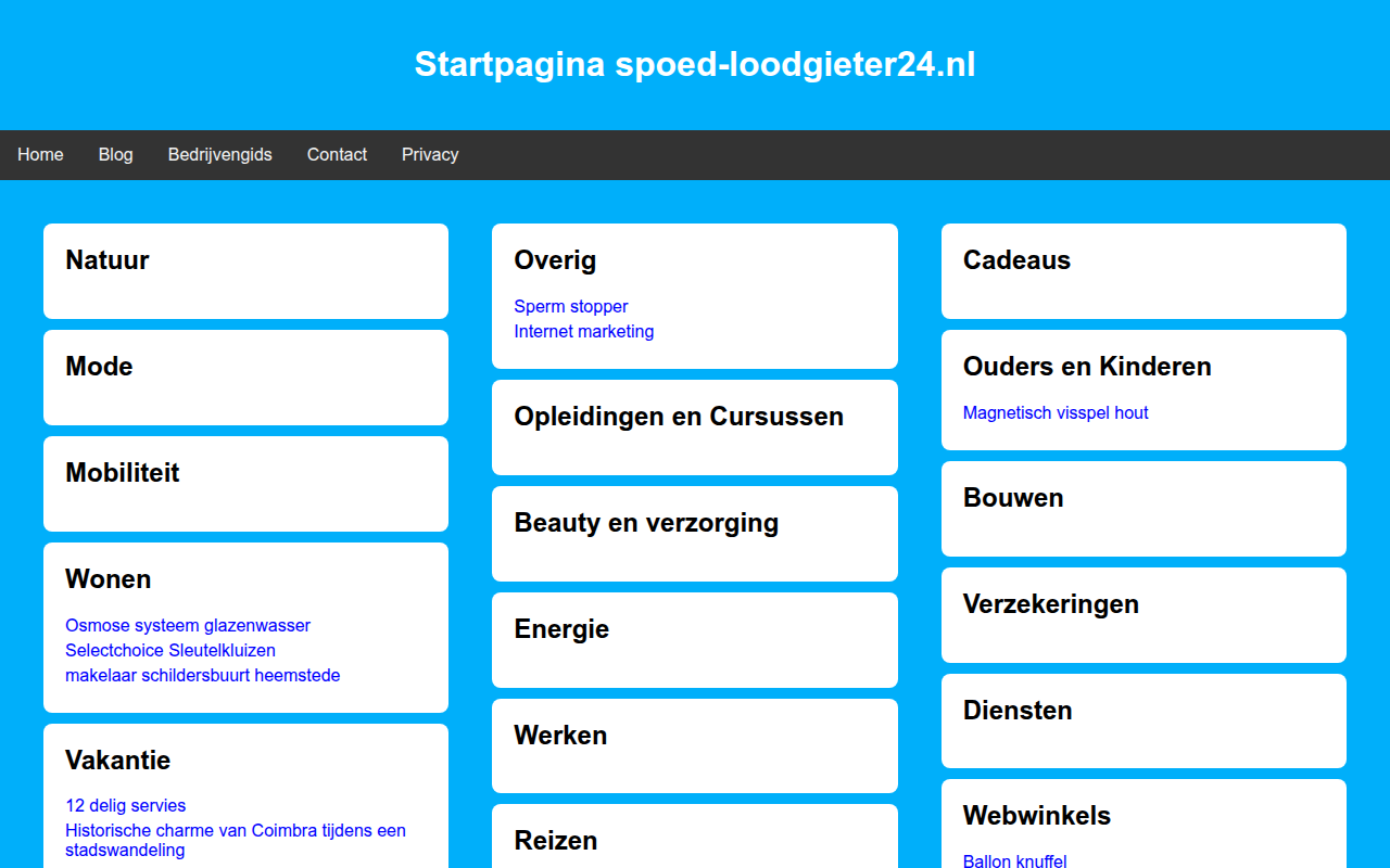 Screenshot van spoed-loodgieter24.nl