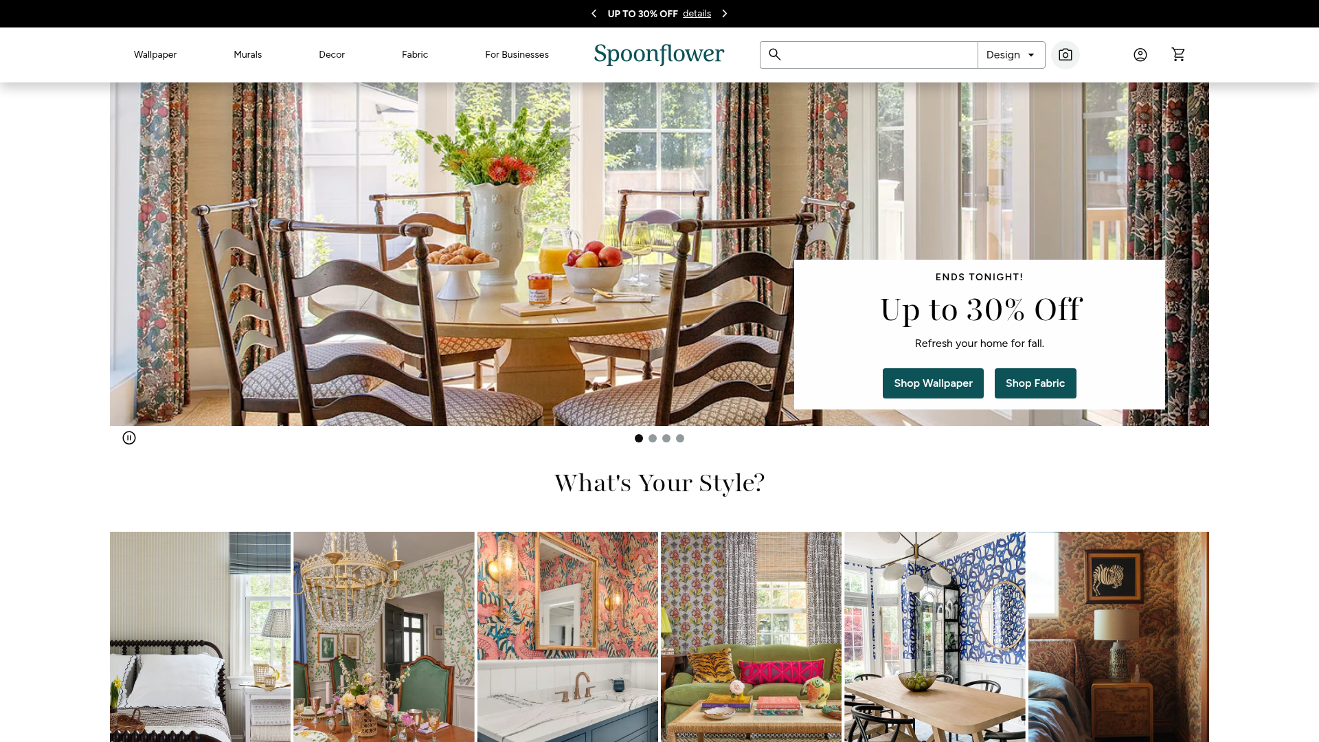 Screenshot van spoonflower.com