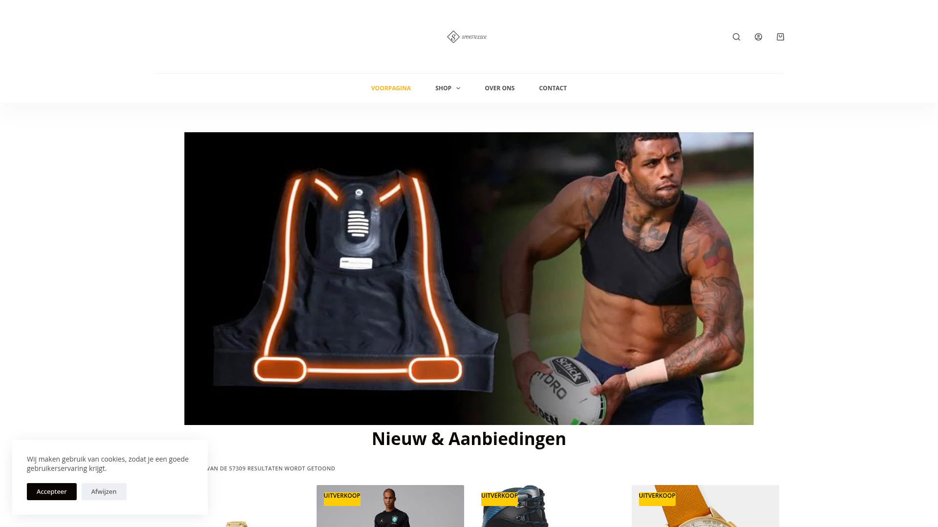 Screenshot van sportteller.com