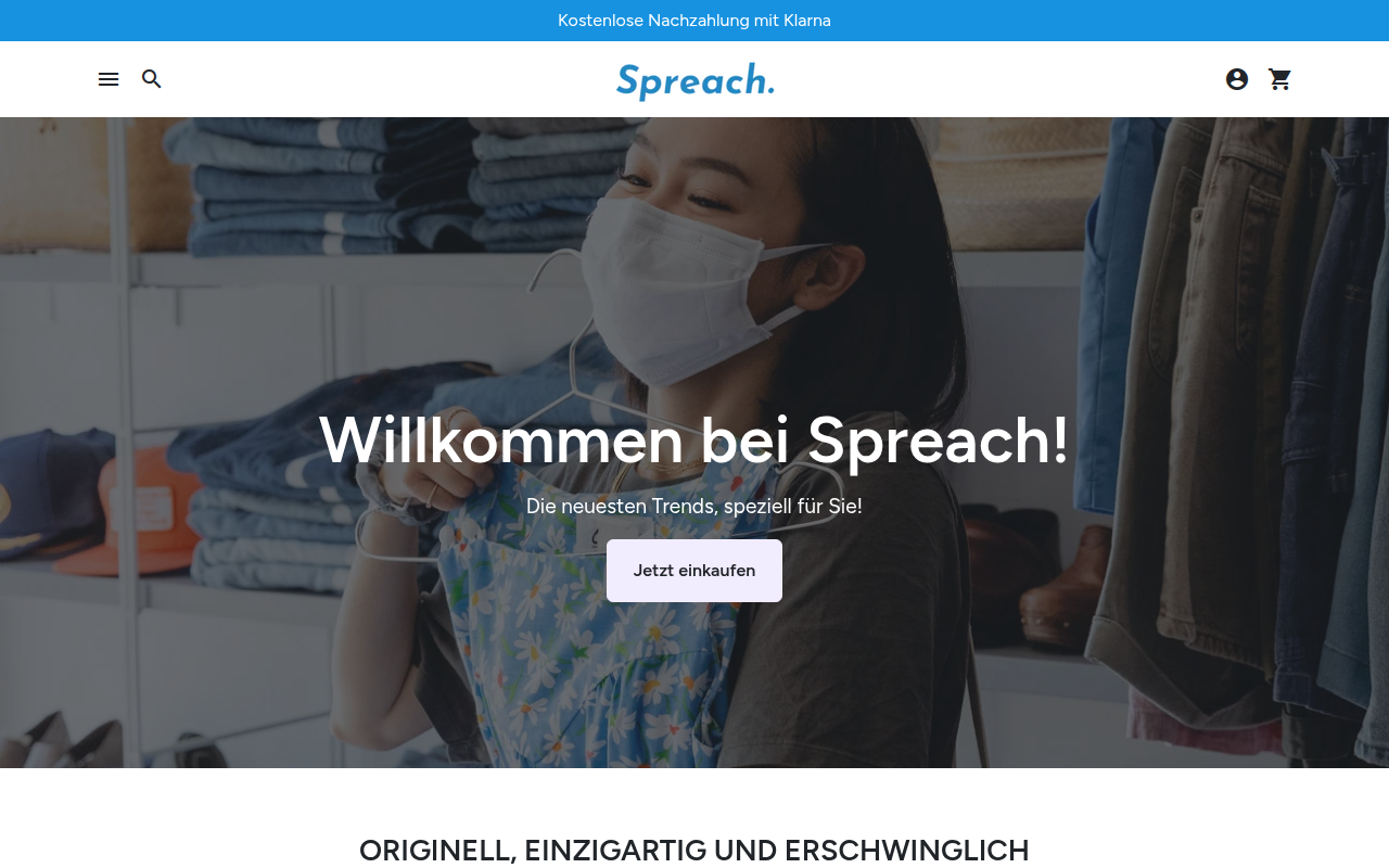 Screenshot van spreach.de